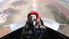 Aaron Kaufman Goes For a Ride in Fighter Jet… 12,000 Feet in 15 Seconds!