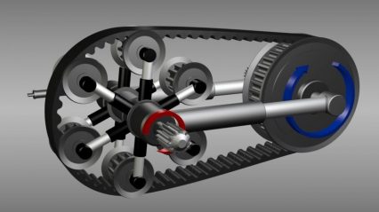 Animation Shows How A Continuously Variable Transmission Works!