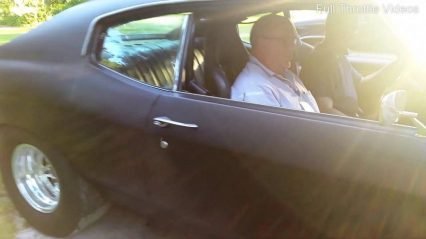 Dad Goes For a Ride in 700hp 505 BBC Chevelle… He Loves It