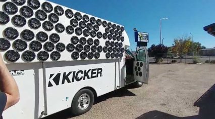 This Kicker Truck Has So Many Speakers, it Destroyed the Truck from the Inside Out
