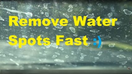 How To Remove Calcium Water Spots on Glass Permanantley!