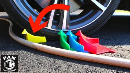 No more stuck hoses! inserts that allow you to work freely around your vehicle by keeping your lines rolling