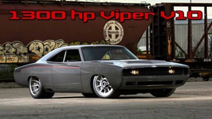 This 1300HP Boosted  Dodge Charger is Nuts! Crazy Restomod Project