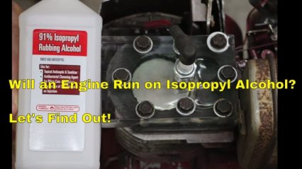 Will a Gas Engine Run on Isopropyl Alcohol? Let’s find out!
