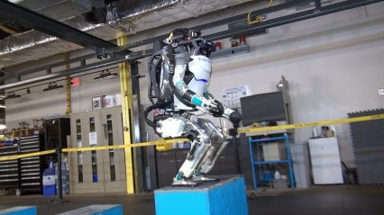 Boston Dynamics Shocks Us Again, Upright Walking Robot Does Backflip