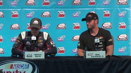 Dale Jr And William Byron Share Special Moment on a Special Weekend