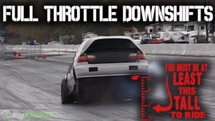 EVEN MORE Brutal Full Throttle Downshifts, That 1-2-1 Shift Had to Hurt!