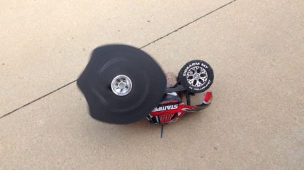 Extreme Tire Ballooning On An RC Car… How Did That Happen?