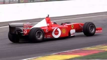 Michael Schumacher’s First Ferrari F1 Car Sold, Doubles Appraisal Value in Ridiculous Bidding War