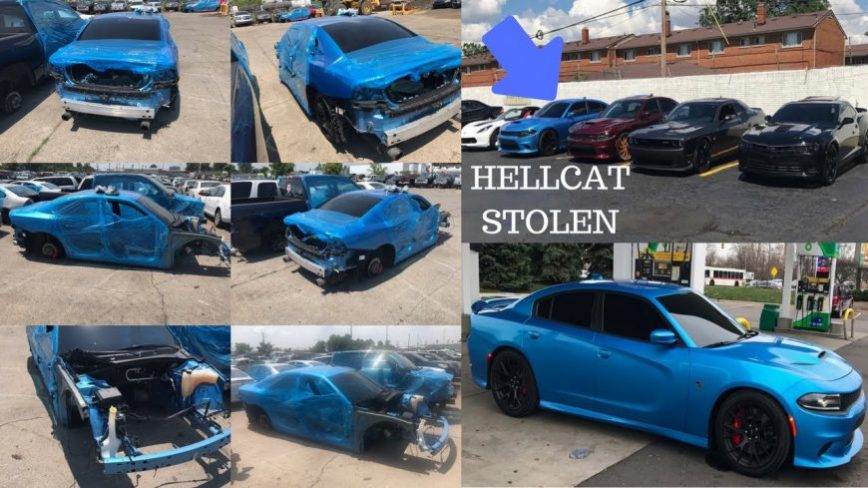Poor Guys Hellcat Was Stolen And Completely Gutted