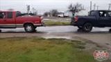 Redneck Tug of War Goes Horribly Wrong And A Guy Gets Hit By a Truck!