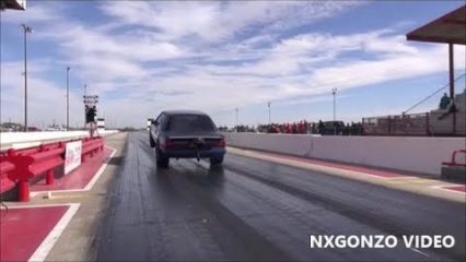 The Ford Purists Will Hate This… 2JZ Powered Turbo Mustang Goes Wheels Up!