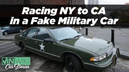 These Guys Raced Across The Country in a Fake Military Vehicle
