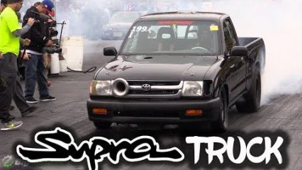 They Took a 1000hp Supra Engine and Crammed it in a Truck!
