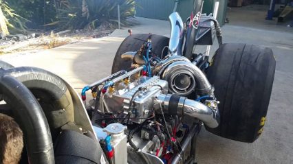 This Boosted Rotary Powered Dragster Sounds Like a Monster Waiting To Be Unleashed