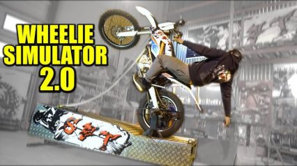 Wheelie Simulator Helps Riders Learn How To Wheelie Without Consequence
