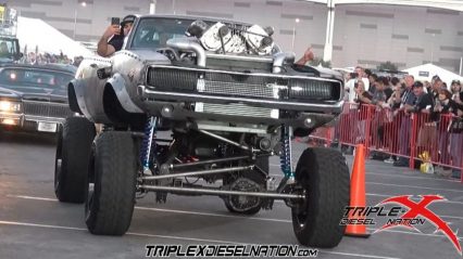 1968 Rat Rod Supercharged Dodge Charger at SEMA!