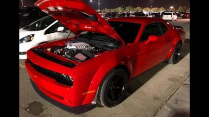 2018 Dodge Demon Hits the Strip vs Trackhawk, Hellcat, Supercharged Camaro