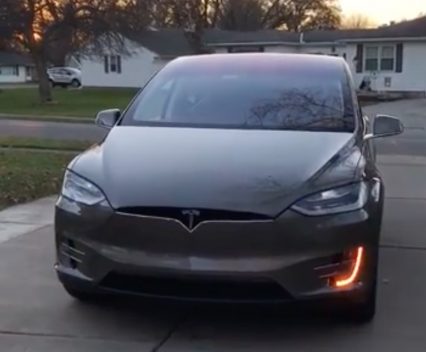 The Tesla Model X Can Dance To Christmas Songs!