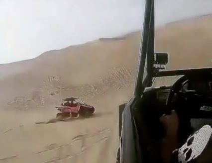 UTV Jump Almost Ends In Disaster… Close Call