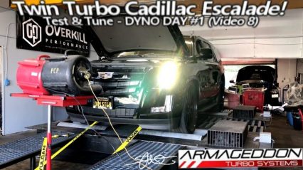 Armageddon Twin Turbo Cadillac Escalade Hits The Dyno