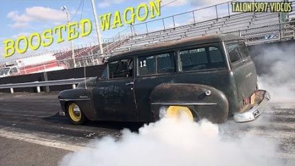 Big Old 1952 Plymouth Wagon Packs a Blown LS Surprise and it’s Faster than it Looks!