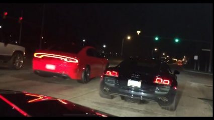Dodge Hellcat And An Audi R8 Go At It In One Epic Battle