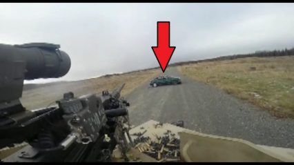 Helmet Cam Takes us Inside the Routine of US Army Mobile Turret Operator