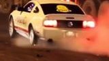 Mustang Burnout So Brutal Sparks Start Flying And The Tires Blow!