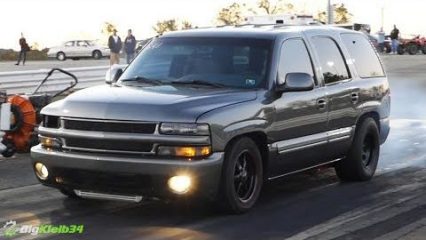 Single Turbo Tahoe Spools to Life, This Thing is Putting Everyone on Notice!