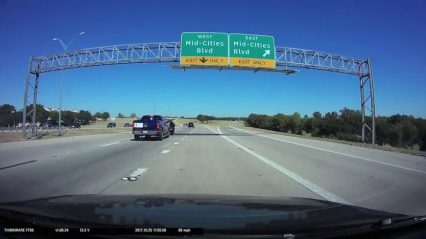 Texas Road Rage Motorcycle vs Truck… Ends Horribly For The Rider