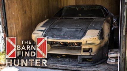 This 1972 De Tomaso Pantera Has Been Entombed in a Trailer for 35 Years