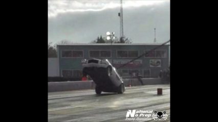 1970 Camaro Does Huge Wheelie And Comes Down Hard!