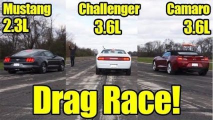 Is the Base Model Worth it? 3-Way Battle puts Non-V8 Mustang vs Camaro vs Challenger