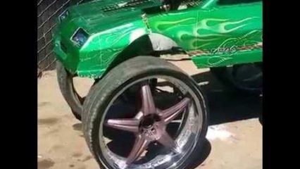 Camaro Go Kart on 26 inch rims