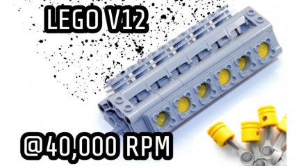 Can a LEGO V12 Handle 40,000 RPM Without Exploding Into Pieces?