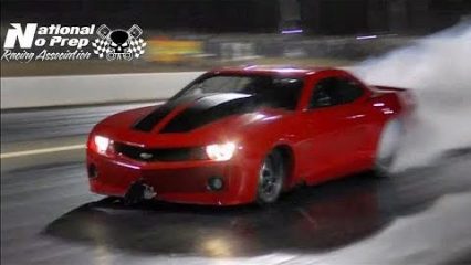 Fireball Camaro vs Birdman at Tucson Street Outlaws No Prep