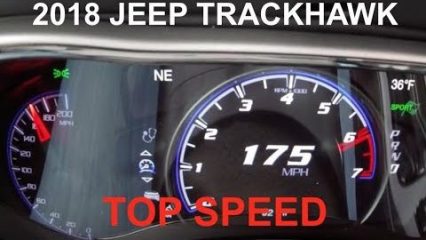 Jeep Trackhawk Goes on a 0-175 mph Test Run