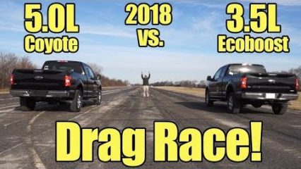 Pure Drag Race – EcoBoost F-150 Make a Strong Case Against Coyote Powered F-150