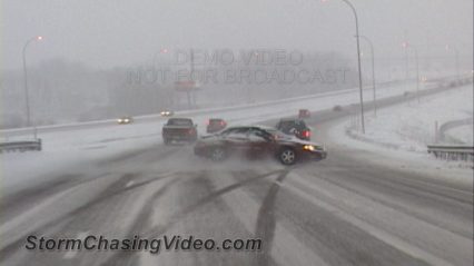 Storm Chasers Unveil Their Worst Winter Moments as Cars Slip and Slide All Over the Place