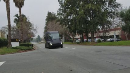 Tesla Semi Truck Spotted on Public Roads in California, Sounds So Weird!