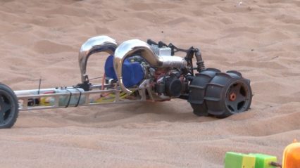 The Craziest Sand Drag RC Car You’ll Ever See