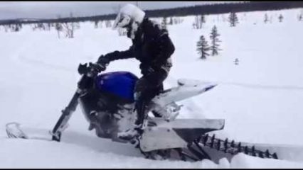 The Gixxer 1000 Snowbike Is Absolutely Brutal And We Need One!