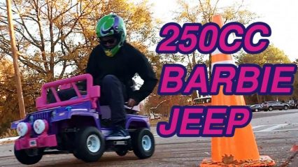 These Guys Built a 250cc Barbie Jeep and the Results are Insane