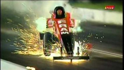 What Happens When the Frame of a Top Fuel Dragster Breaks at 300 MPH?