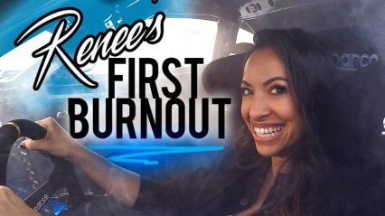Wife Learns How To Do a Burnout in Husband’s Supra