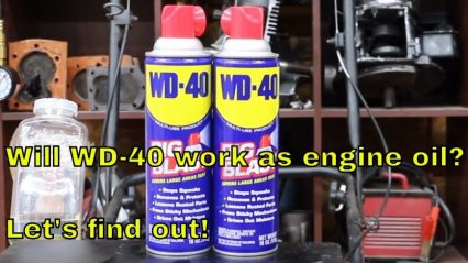 Will WD-40 Act as Motor Oil? Only One Way to Find Out!