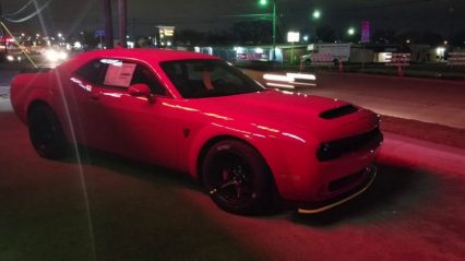 YouTuber Explains Why He Likes Driving His Dodge Demon at Night