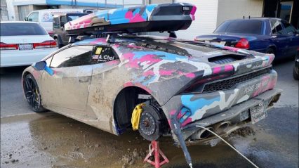YouTuber Goes Mudding in a Huracan, Sees the Damage and Immediately Regrets it