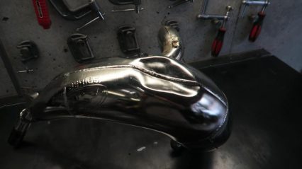 2-Stroke Exhaust Dent Removal… How It’s Done!